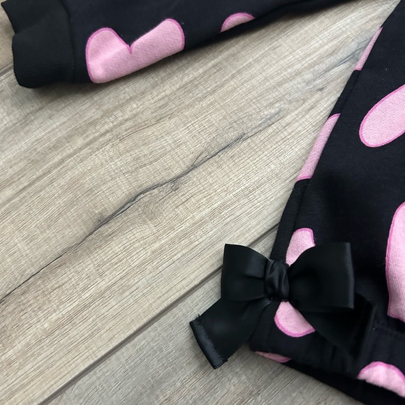 2/$18 NWT Girls The Children’s Place Pink Sweatshirt and Leggings Set - Size 4T - Picture 3 of 10